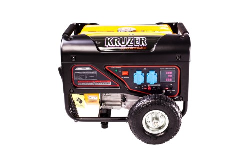 Agregat prądotwórczy Kruzer TH3900 2.8 kW z AVR – jednofazowy generator 230 V widok z przodu
