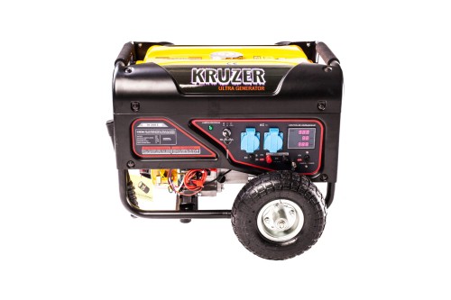 Agregat prądotwórczy Kruzer TH3900E 2.8 kW z AVR – jednofazowy generator 230 V z rozruchem elektrycznym, widok z przodu