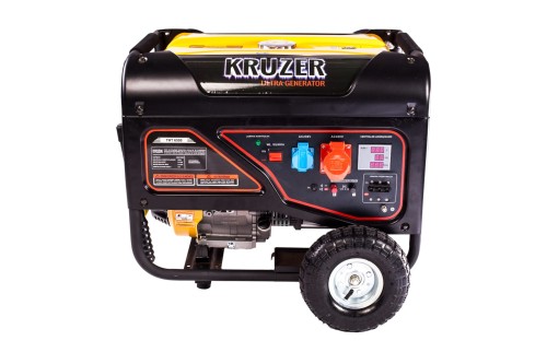 Agregat prądotwórczy Kruzer THT6500 5 kW z AVR – trójfazowy generator 400 V widok z przodu