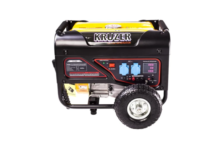 Agregat prądotwórczy Kruzer TH3600 2.5 kW z AVR – jednofazowy generator 230 V widok z przodu